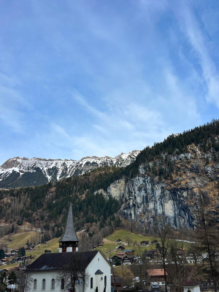 Beautiful views in Lauterbrunnen, Switzerland