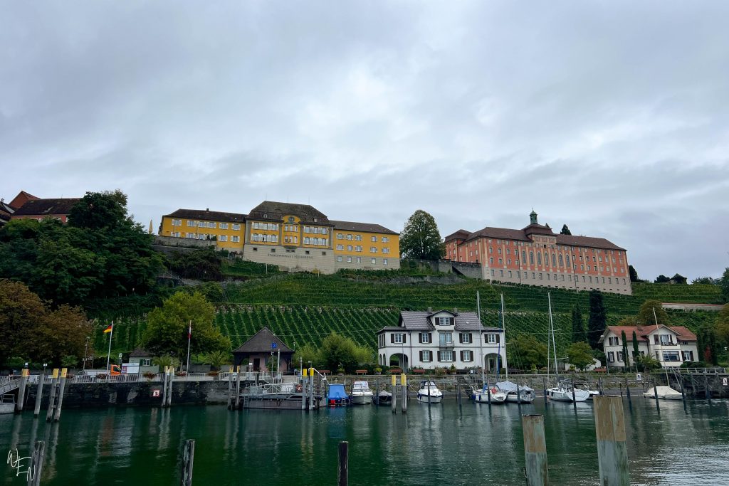 Views from Lake Constance of Meersburg, Germany