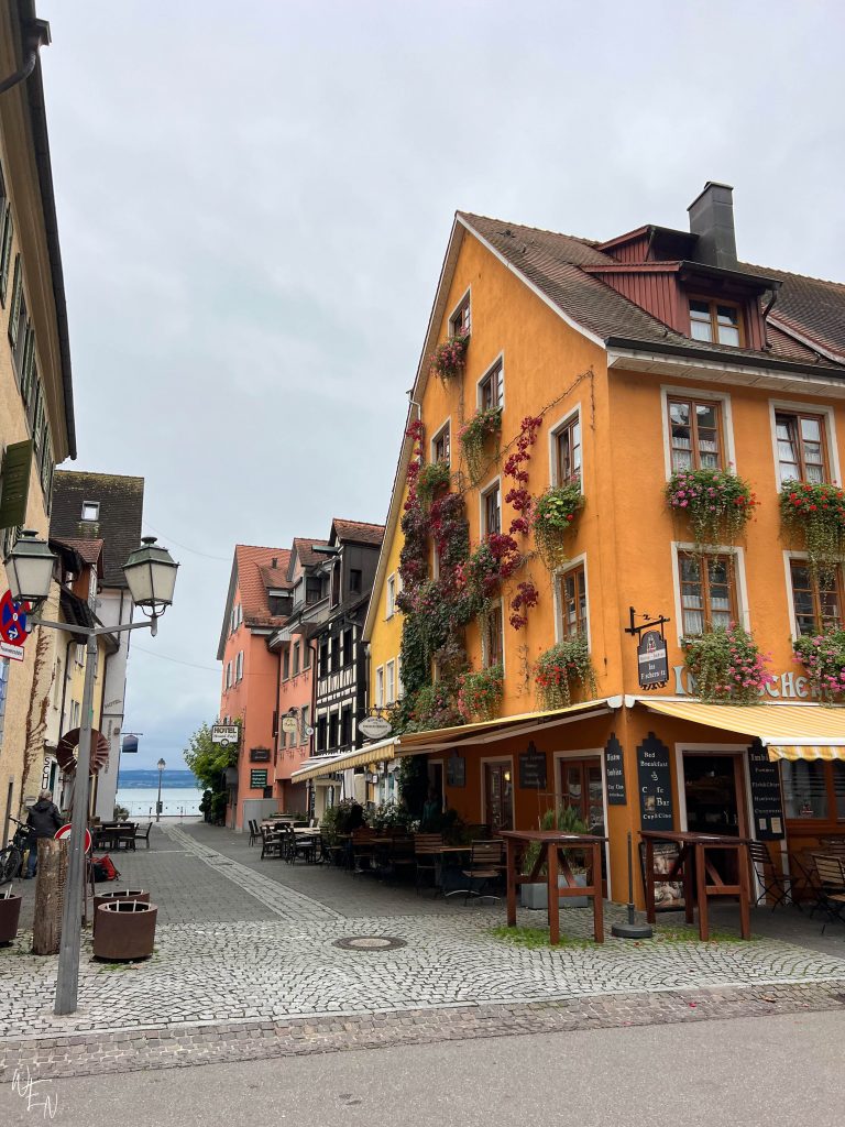 Meersburg charming streets in Lake Constance, Germany
