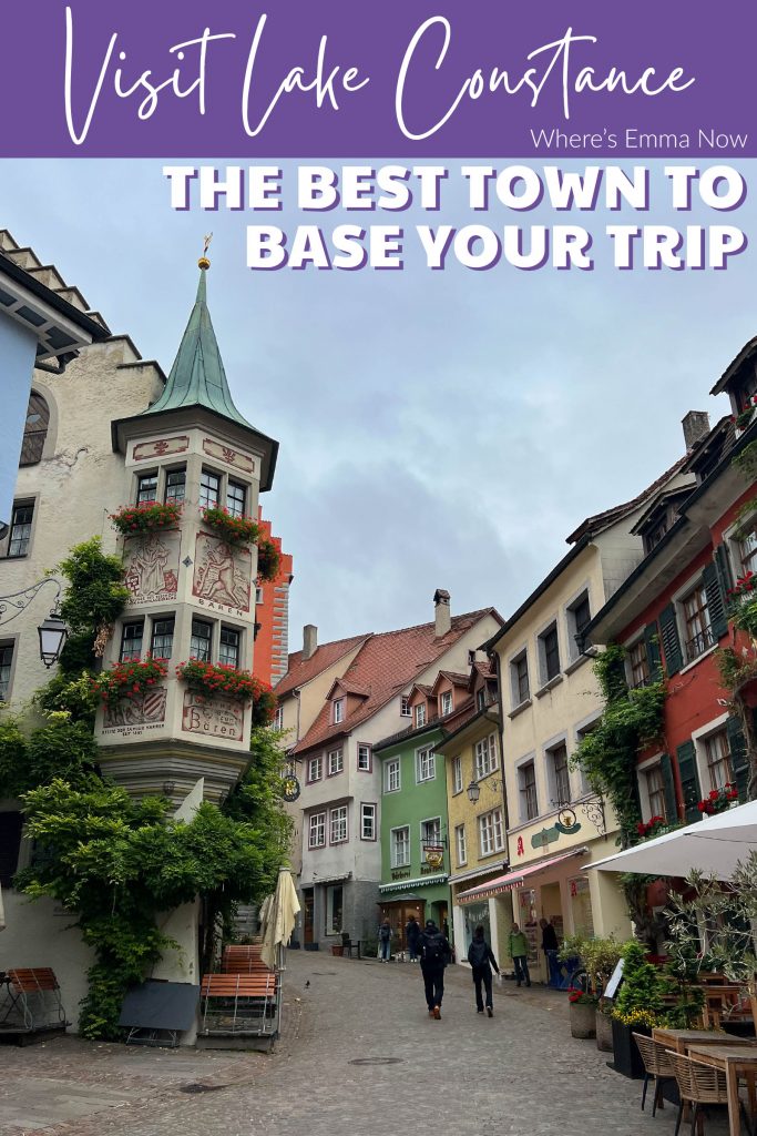 The best town to base your trip to Lake Constance Germany is Meersburg