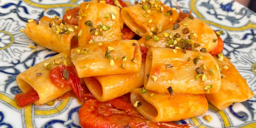 The best seafood pasta in Tropea, Calabria