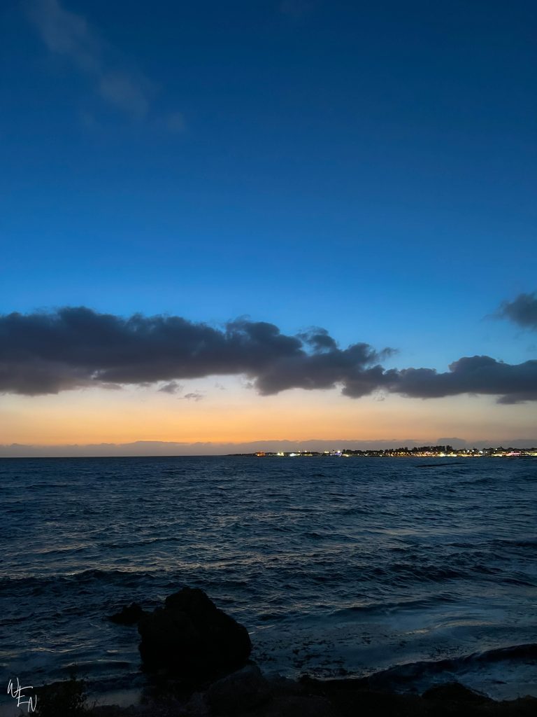 Sunset in Paphos Cyprus