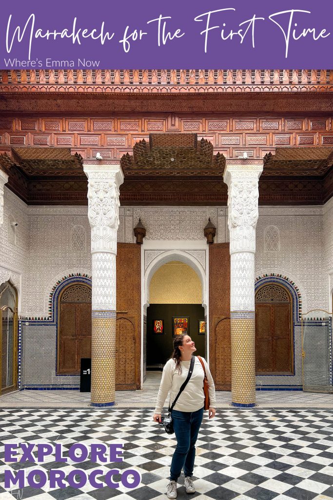 Marrakech for the first time cover
