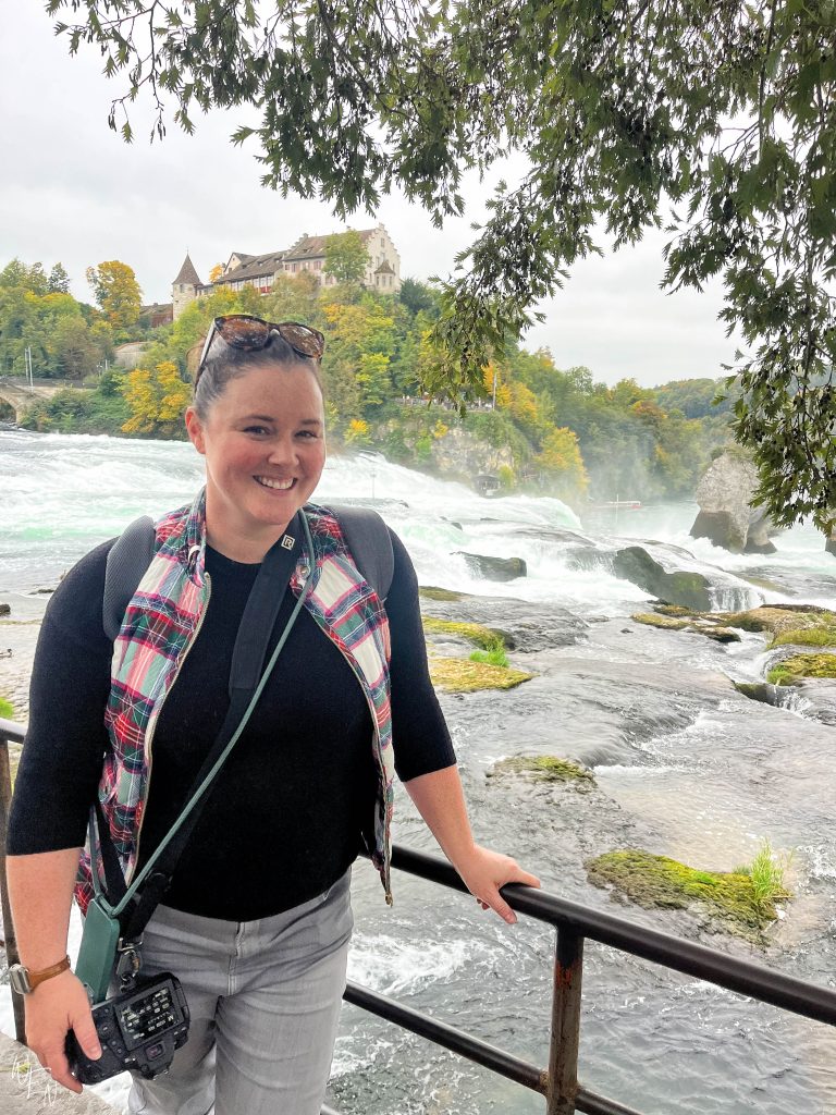 Exploring the Rhine falls, Switzerland