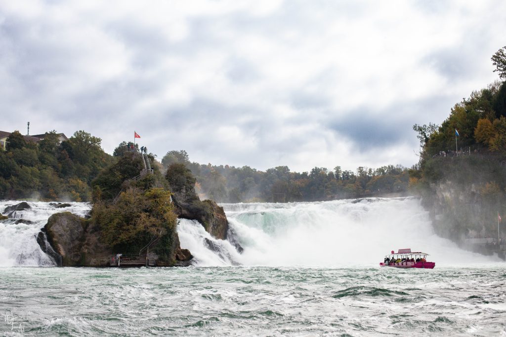 See the biggest waterfall in Europe, the Rhine falls!