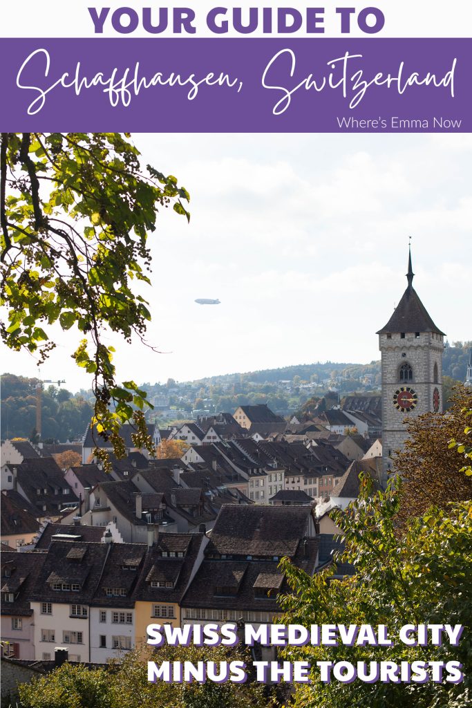 Travel Switzerland: visit Schaffhausen cover