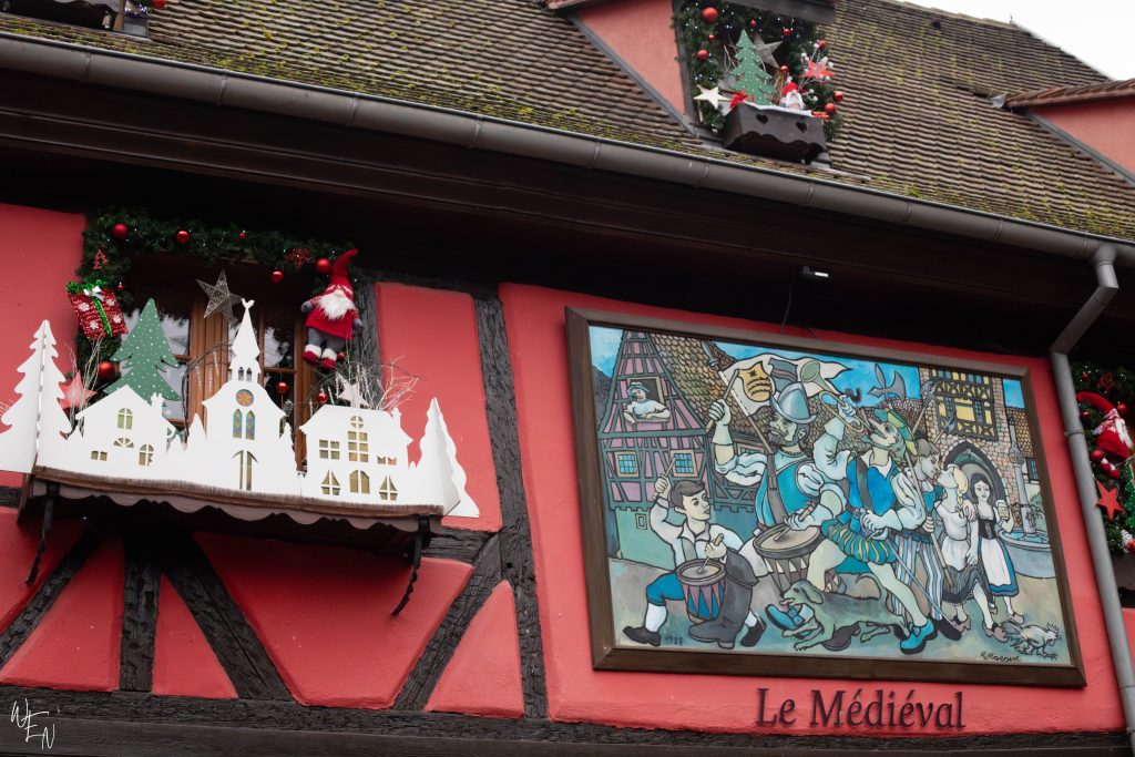 Riquewihr Christmas market in Alsace, France